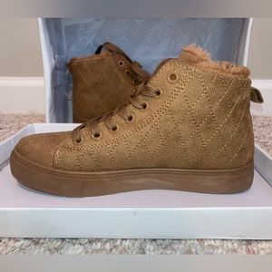 Danskin Tan Suede High Tops